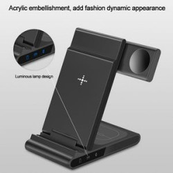 Foldable 3 in 1 Wireless Charging Station