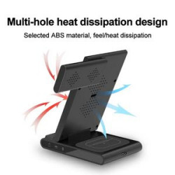 Foldable 3 in 1 Wireless Charging Station