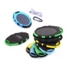 Water-Proof Mobile Energy Battery 5000mAh Solar Power Bank w/LED Flashlight