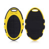 Water-Proof Mobile Energy Battery 5000mAh Solar Power Bank w/LED Flashlight
