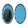 Water-Proof Mobile Energy Battery 5000mAh Solar Power Bank w/LED Flashlight