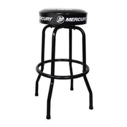 Single Ring Bar Stool w/Chrome Frame & Swivel Seat