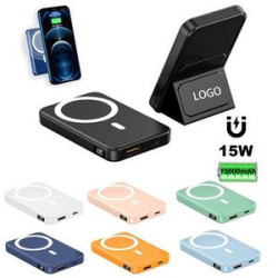 10,000mAh Magnet Wireless Power Bank with Phone Stand