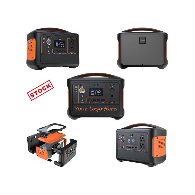 600W/153600mAh Outdoor Portable Solar Power Station