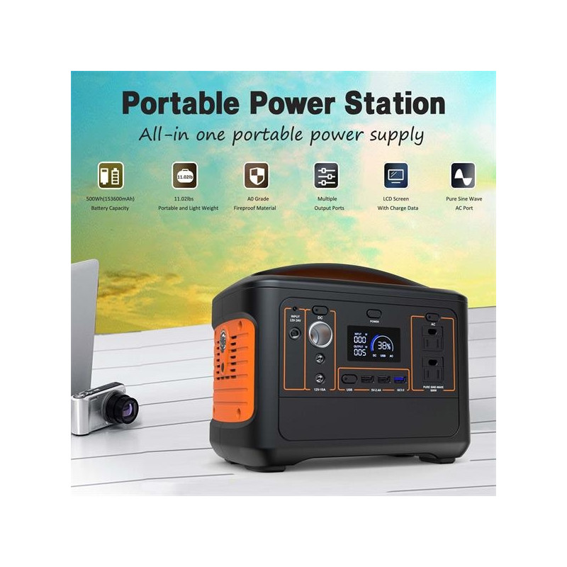 High Efficiency 568Wh Lithium-Ion Power Station