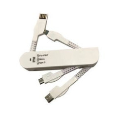 Swiss Army Knife Style Universal Charging 3-in-1 Multi-Cable