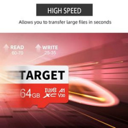 High-Speed Custom Micro 64GB Flash Memory Card