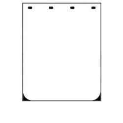 High Quality Fenders custom mud flaps for semi trucks 24*30 inches