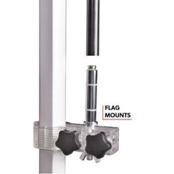 10' x 10' 800D polyester canopy tent with Full Wall & Flags