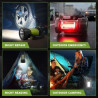 Rechargeable Bright Camping FlashLight for Emergency W/800LM, 3600mAh Capacity Battery Powered