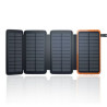 20000mAh Solar Charger w/4 Foldable Panels & Water-Proof Cover