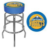 Double-Ring, 360 Degree Swivel Bar Stool w/Chrome Finish