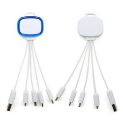 LED 4-in-1 Noodle Charging Cable