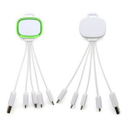 LED 4-in-1 Noodle Charging Cable
