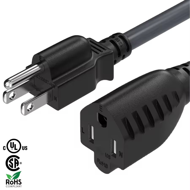 [UL Listed] Cable Matters 16 AWG Heavy Duty 13A Power Extension Cord 15' (NEMA 5-15P to NEMA 5-15R