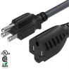 [UL Listed] Cable Matters 16 AWG Heavy Duty 13A Power Extension Cord 15' (NEMA 5-15P to NEMA 5-15R