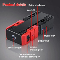 Customized Portable Car Emergency Jump Starter