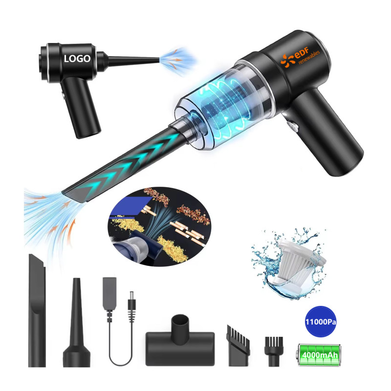 90W Wireless Vacuum Cleaner with 11000Pa Strong Suction & Blowing Two-in-one.