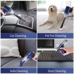 90W Wireless Vacuum Cleaner with 11000Pa Strong Suction & Blowing Two-in-one.