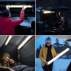 Inflatable 4000mAh Solar Charge/Power Bank Tube Light