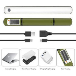 Inflatable 4000mAh Solar Charge/Power Bank Tube Light