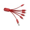 Premium 5-in-1 USB Charging Cable Mobile Charger w/Loop