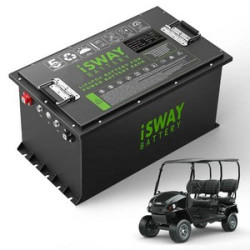 Deep Cycle BMS 51.2V 150Ah LiFePO4 Lithium Batteries for Electric Golf Carts
