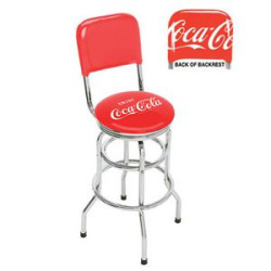 Stylish and durable high bar stool with back