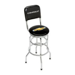 Stylish and durable high bar stool with back
