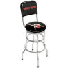 Stylish and durable high bar stool with back
