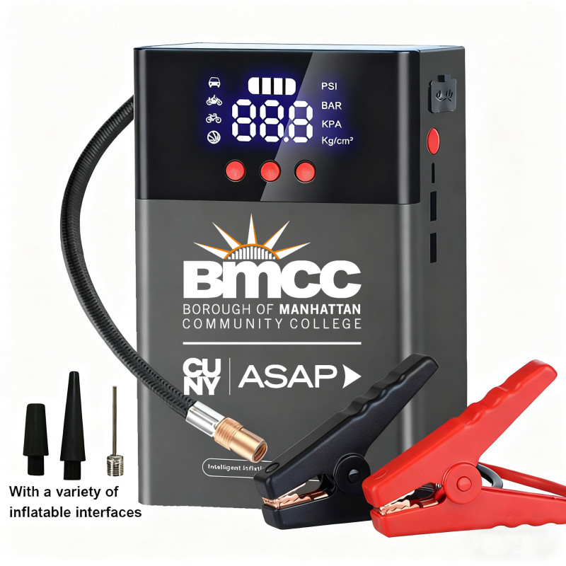 Custimized Portable Emergency battery booter w/ 150PSI Emergency inflater air compressor
