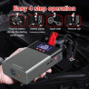 Custimized Portable Emergency battery booter w/ 150PSI Emergency inflater air compressor