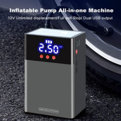 Custimized Portable Emergency battery booter w/ 150PSI Emergency inflater air compressor