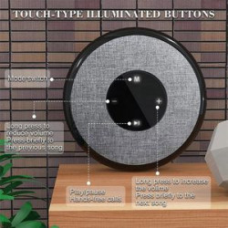 Hands-free Touch TWS Waterproof IPX6 Floating Wireless Speaker With Illuminate LOGO