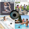 Hands-free Touch TWS Waterproof IPX6 Floating Wireless Speaker With Illuminate LOGO