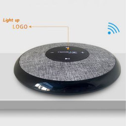 Hands-free Touch TWS Waterproof IPX6 Floating Wireless Speaker With Illuminate LOGO