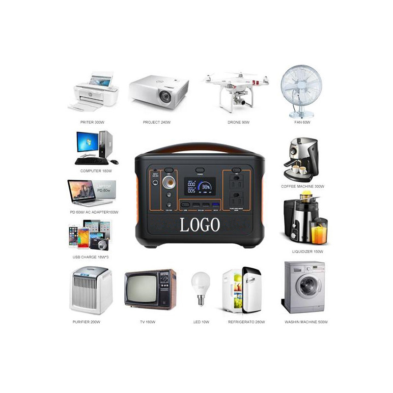 High Efficiency 600W Power Station w/Smart Processor & LED Display