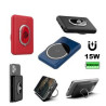 5000mAh Magnet Power Bank and Wireless Charger w/ Holder