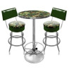 Pub table set with 2 chairs