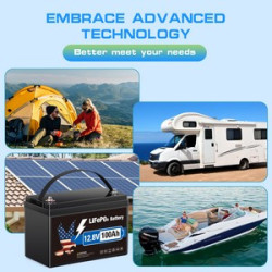 12.8V 100Ah LiFePO4 Lithium Battery