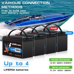 12.8V 100Ah LiFePO4 Lithium Battery
