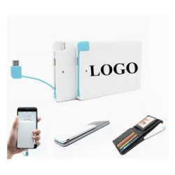 Ultra slim credit card power bank