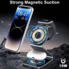 Punk designed 15W 3 in one Magnetic Wireless Charger