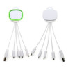 LED 5-in-1 USB Charging Multi-Cable w/Loop