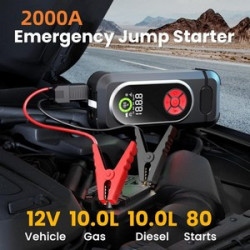 Custimized Portable Emergency battery booter w/ 150PSI Emergency inflater air compressor