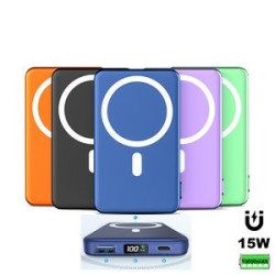 10000 mAh MagSafe Wireless Power Bank with Digital Display Screen