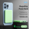 10000 mAh MagSafe Wireless Power Bank with Digital Display Screen