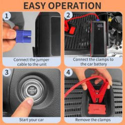 Portable Emergency Battery Booter Super Capacitor Jump Starter