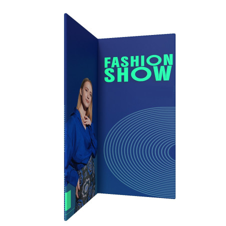 4' L-shaped Corner Display