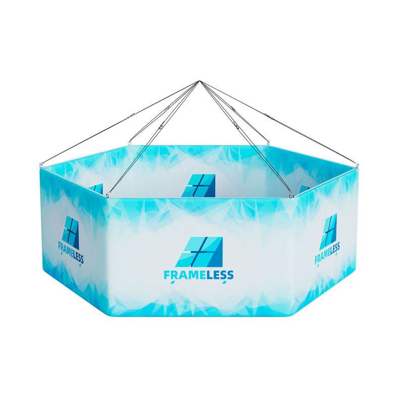 15' Hex Hanging Banner Kit